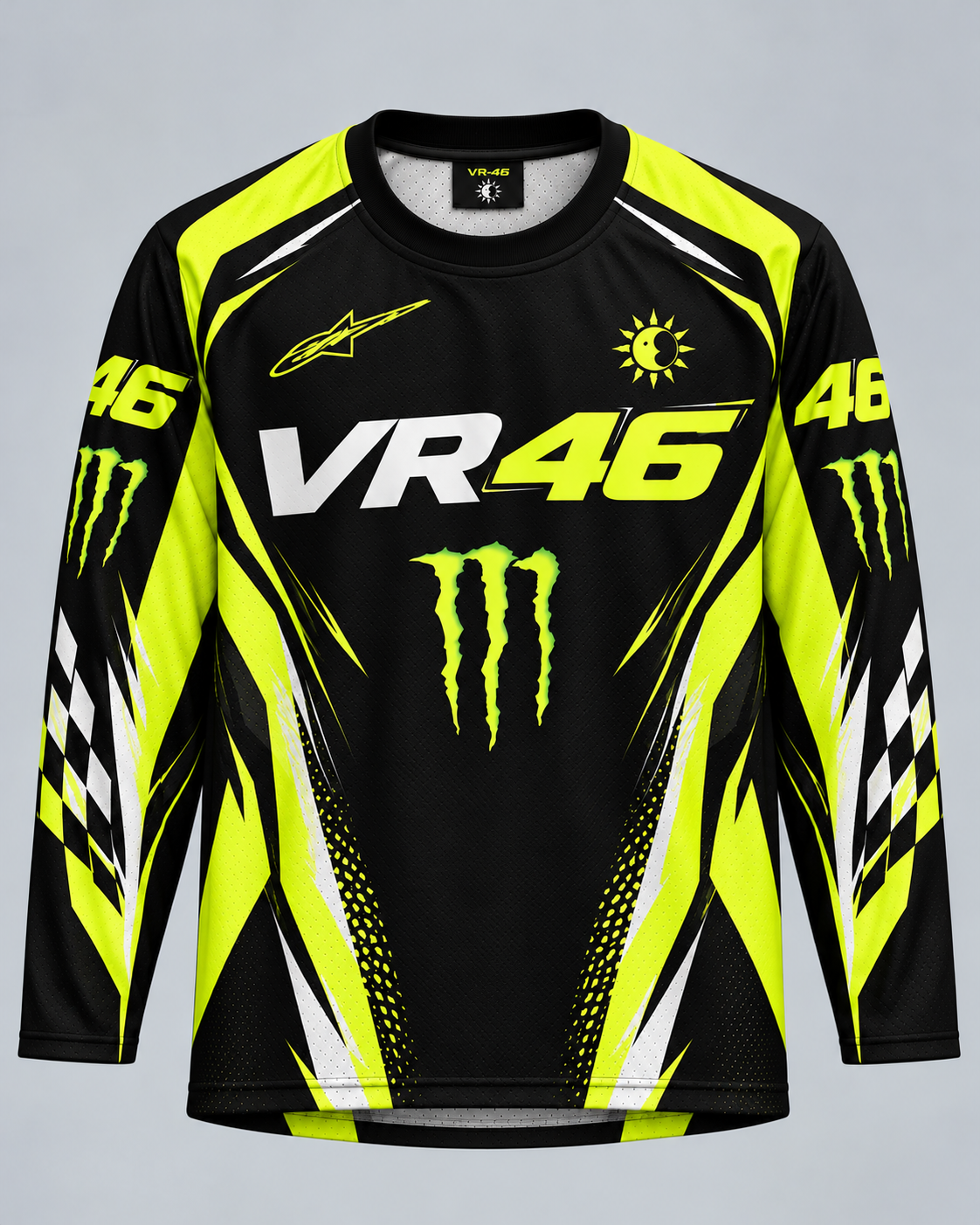 VR46 Inspired Racing Mesh Jersey