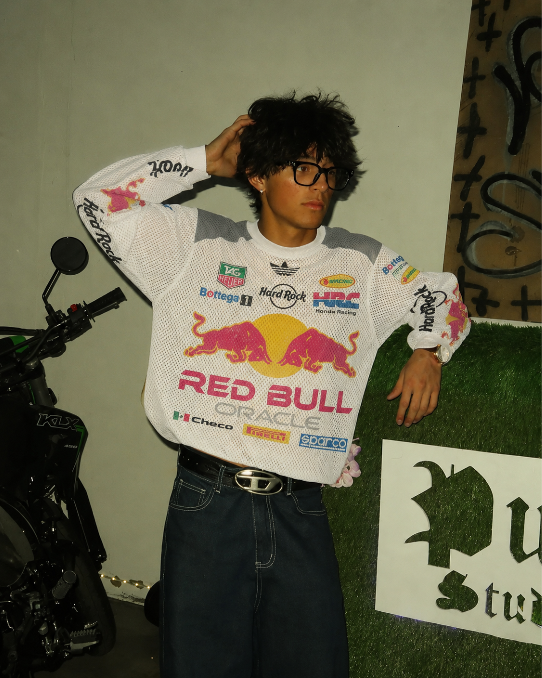 Apex Rosé Racing Mesh Top