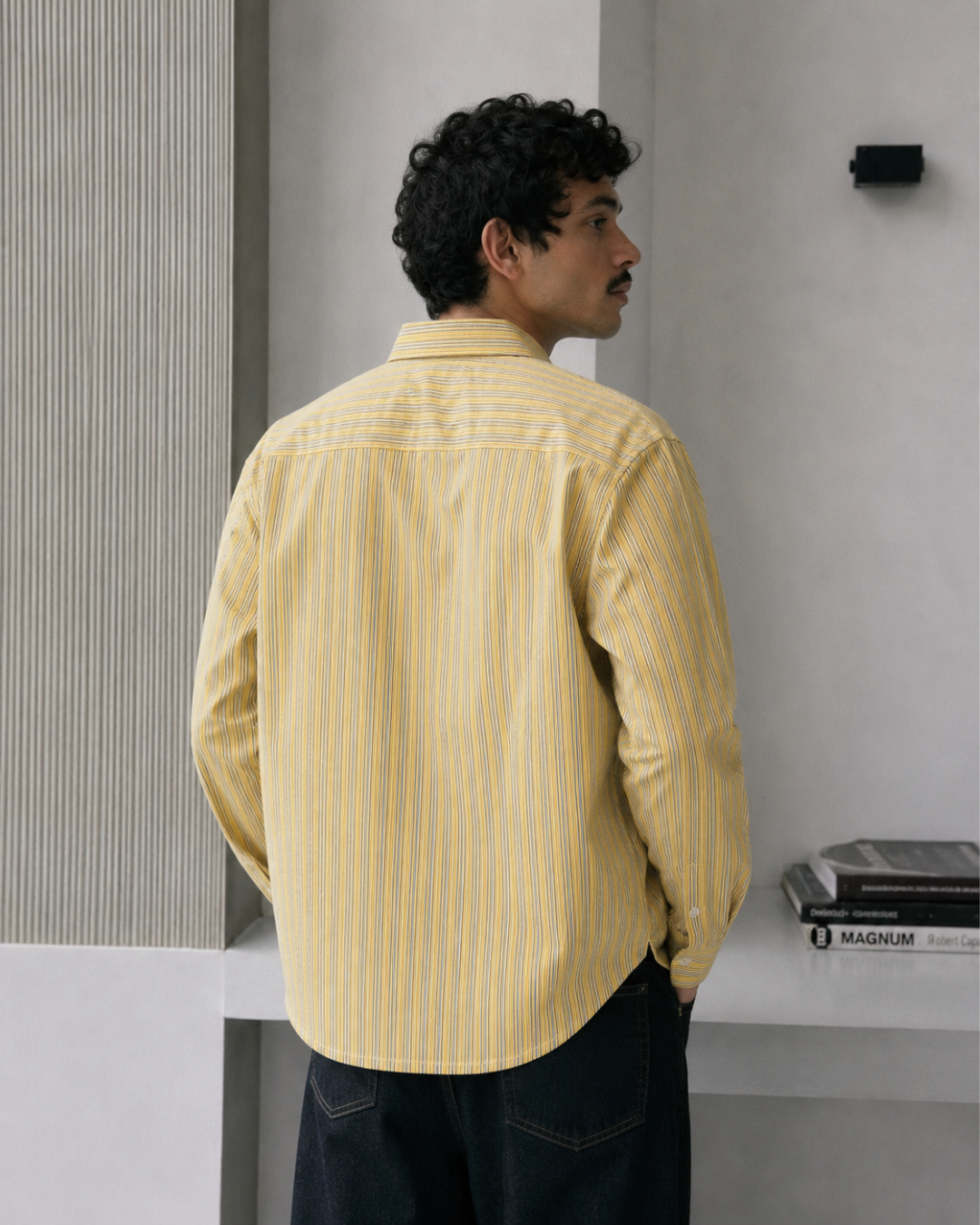 Lemon Pinstripe Shirt