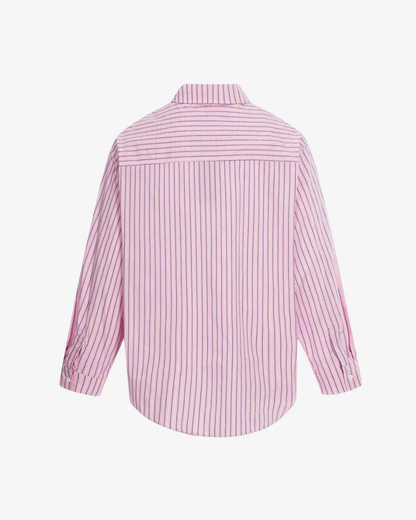 Blush Pink Graffiti Stripe Shirt