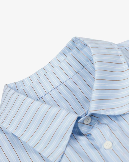 Sky Blue Graffiti Stripe Shirt
