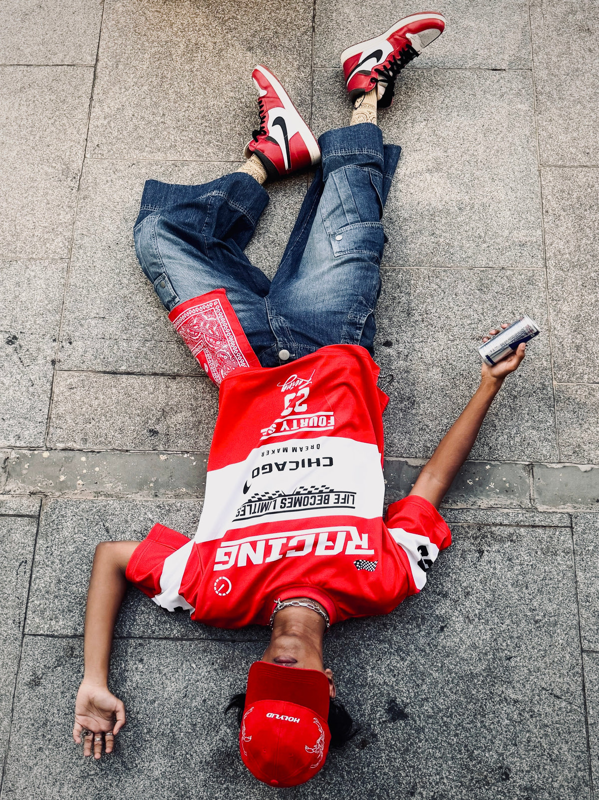 Racing Red Jersey Tee