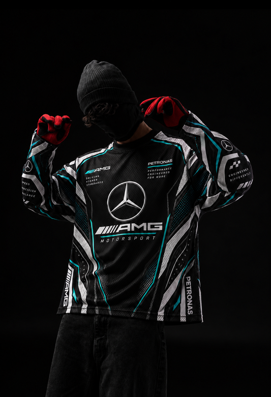 AMG Petronas Inspired Racing Mesh Jersey