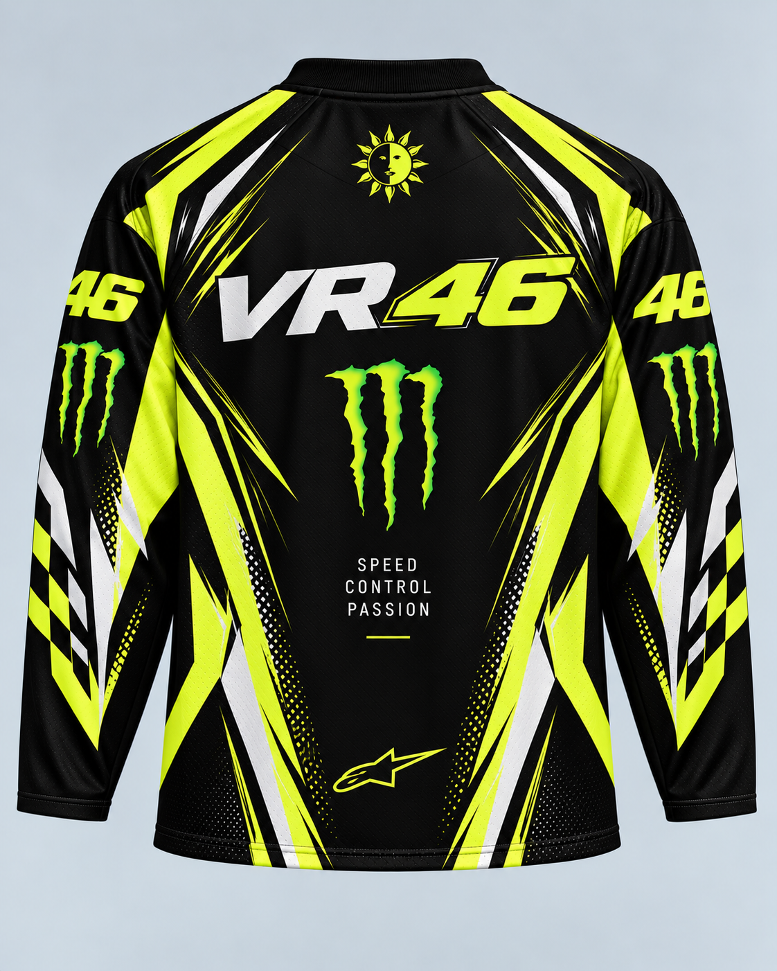 VR46 Inspired Racing Mesh Jersey