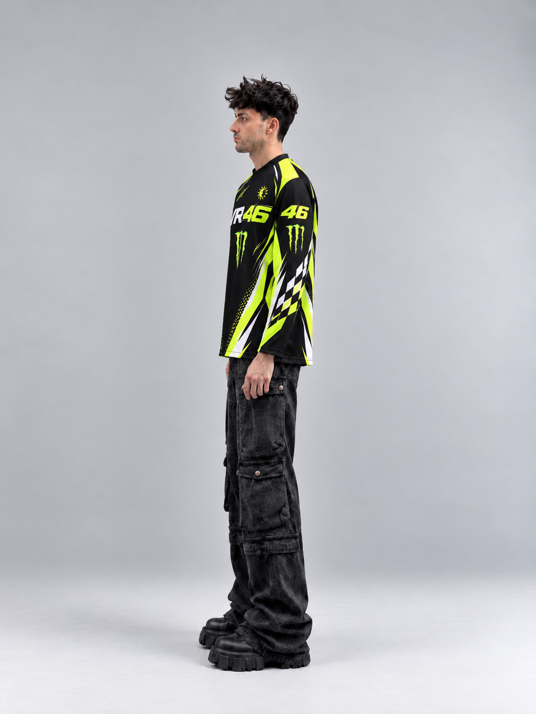 VR46 Inspired Racing Mesh Jersey