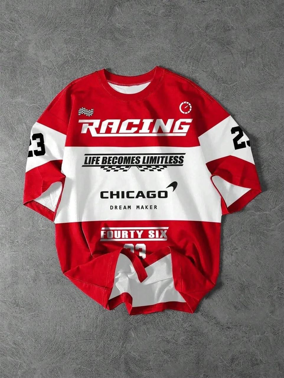 Racing Red Jersey Tee
