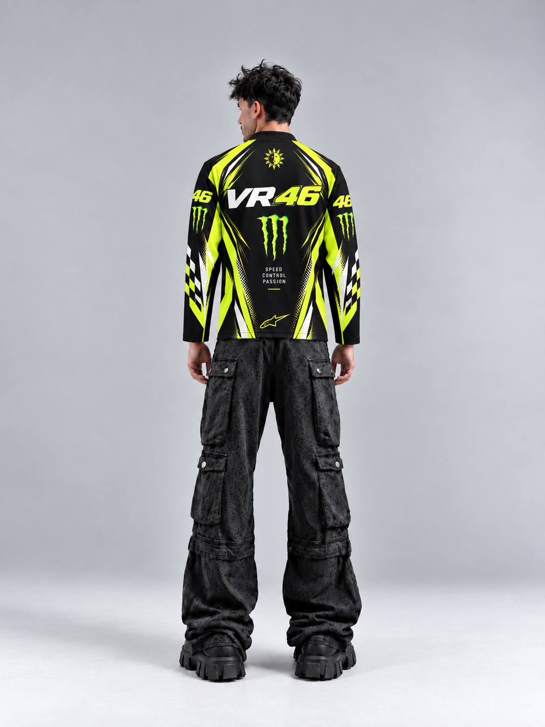 VR46 Inspired Racing Mesh Jersey