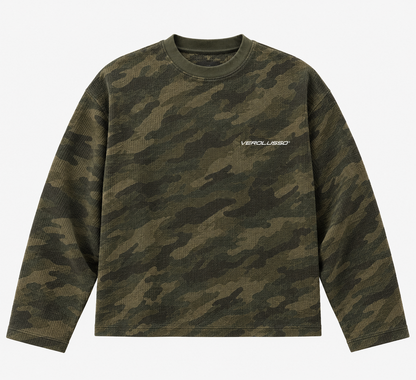 Tactical Camo Waffle Tee