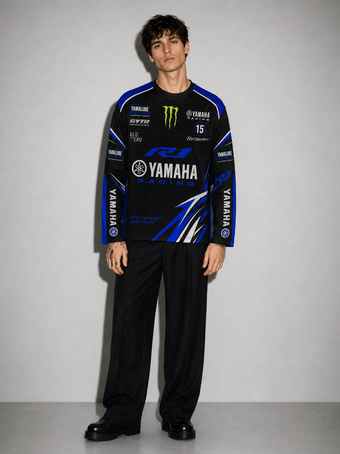 Yamaha Inspired Racing Mesh Jersey