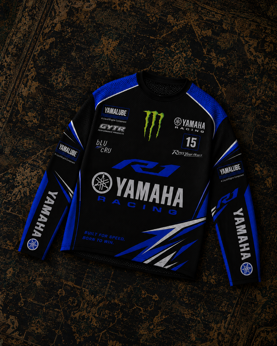 Yamaha Inspired Racing Mesh Jersey