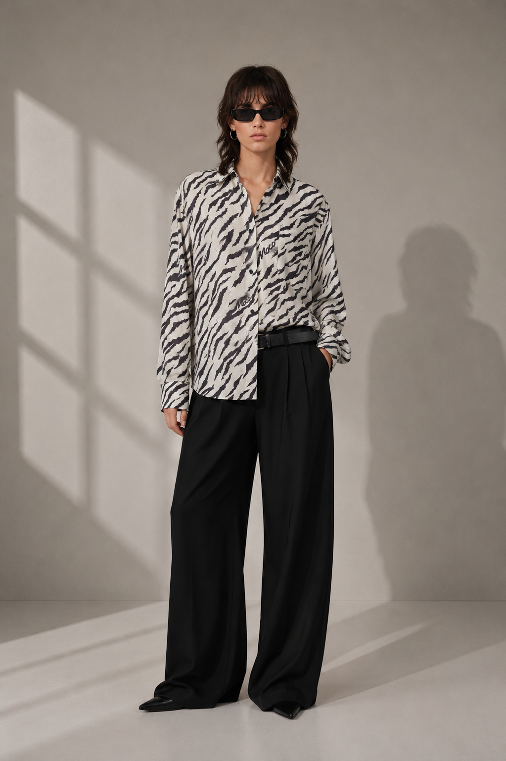 Ivory Zebra Shirt