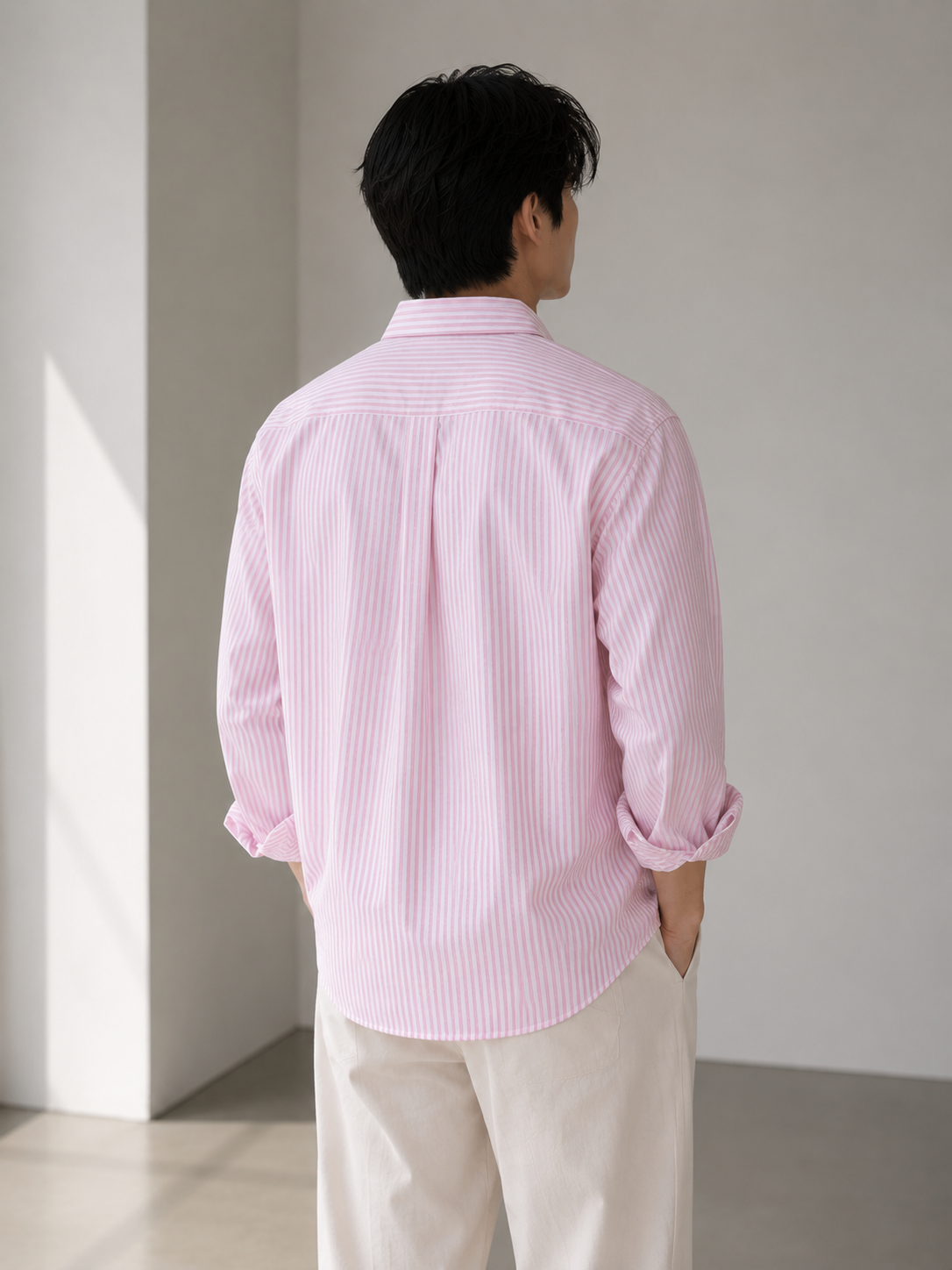 Azure Pinstripe Shirt Pink