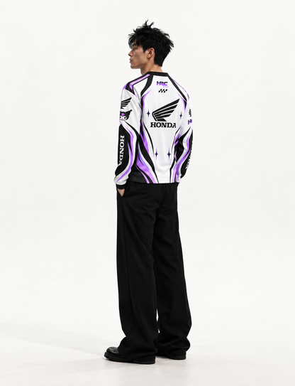 HONDA X KUROMI- Anime Inspired Racing Mesh Jersey