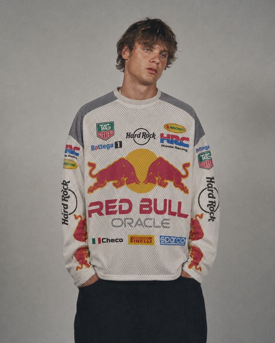 Apex Rosé Racing Mesh Top