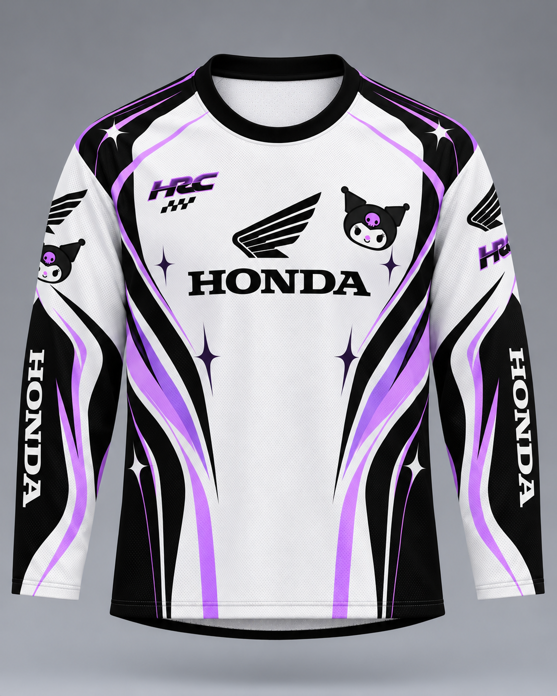 HONDA X KUROMI- Anime Inspired Racing Mesh Jersey