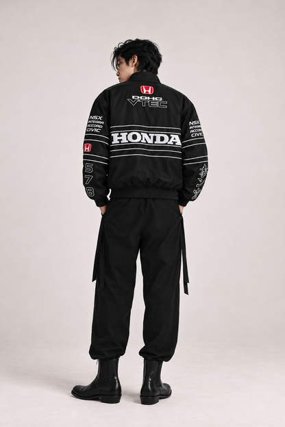 Honda Type R inspired Reflective Racing Jacket – Black (Pre-Order)