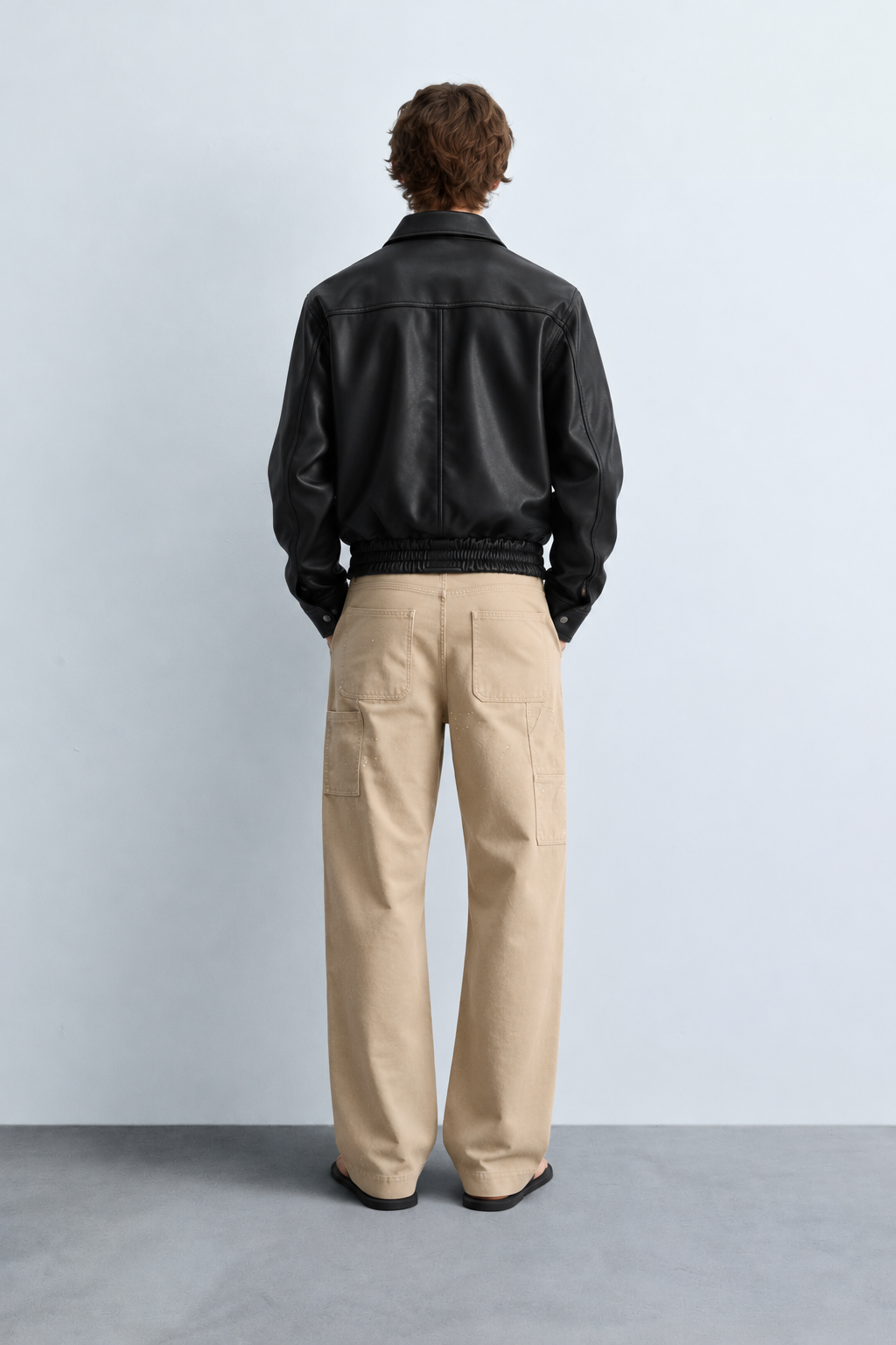Chrome Buckle Leather Jacket (Pre-Order)