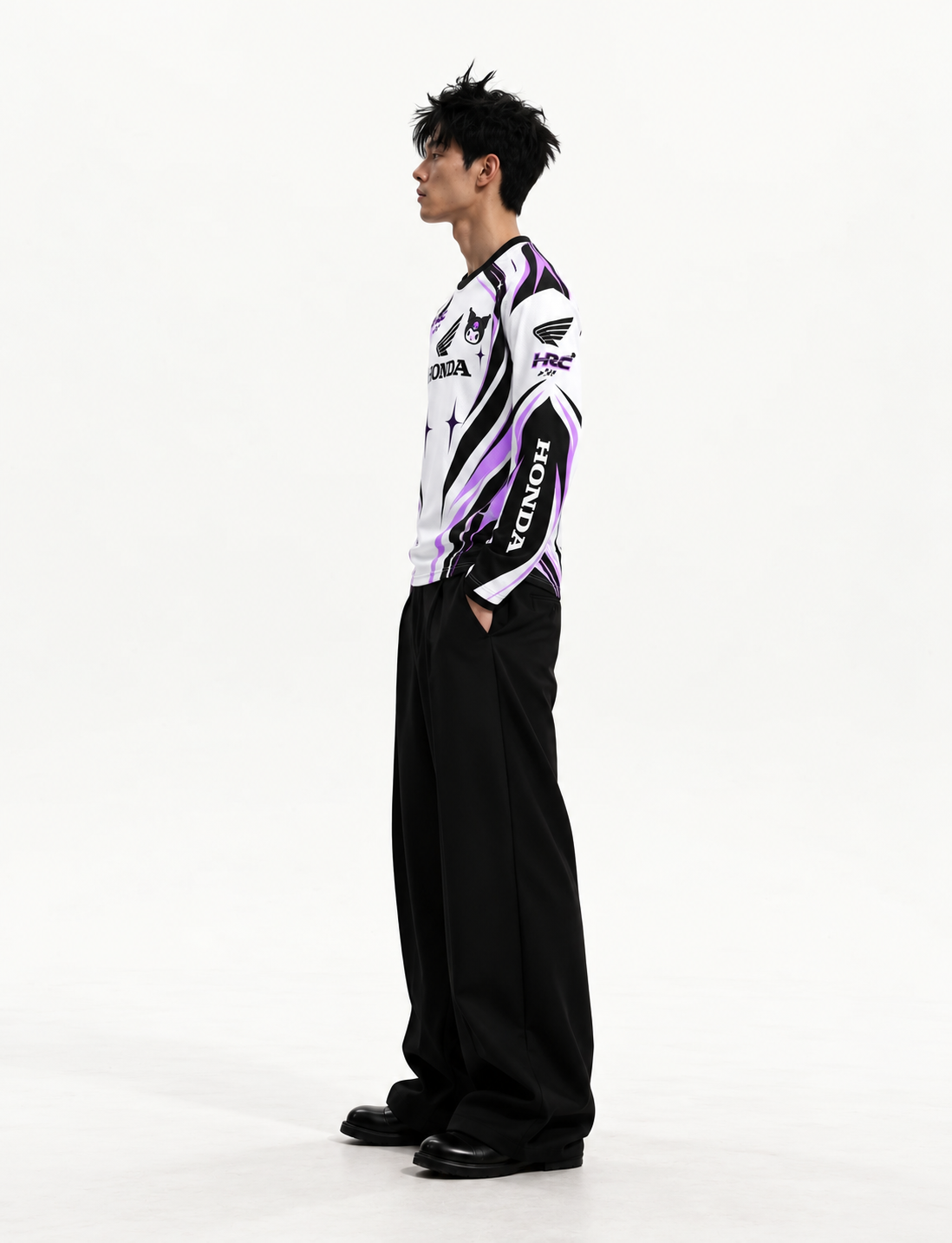 HONDA X KUROMI- Anime Inspired Racing Mesh Jersey