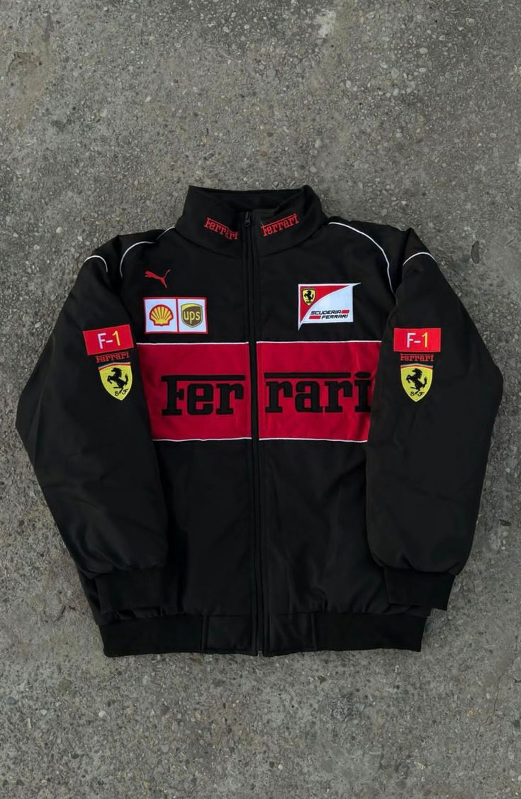 Ferrari Racing Jacket - 3D detailing